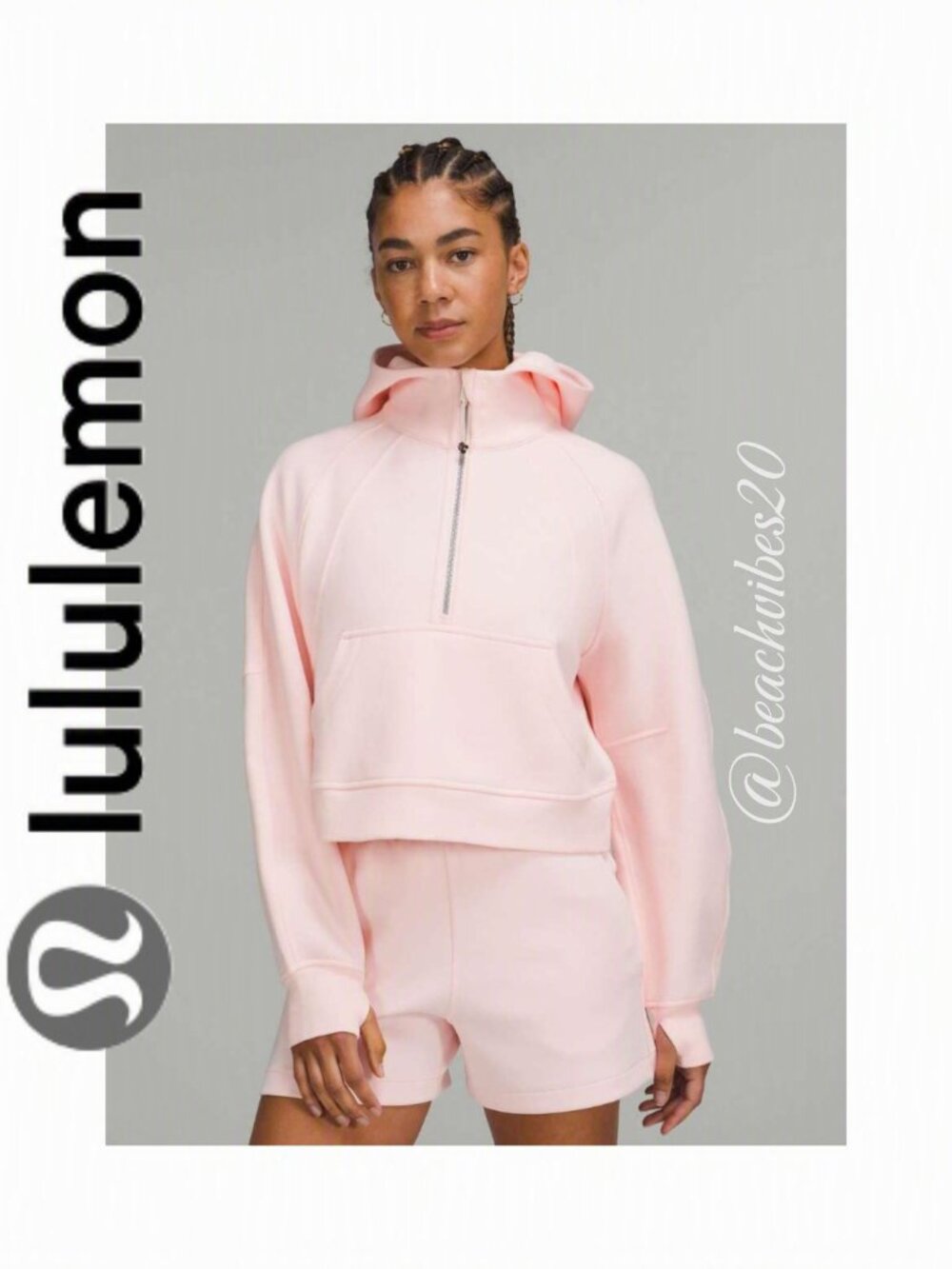 LULULEMON ATHLETICA Scuba Oversized Half-Zip Hoodie EUC M/L LL-128